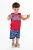 Conjunto Infantil Verão Menino Speed Racer Vermelho - Imagem 5