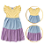 Vestido Infantil Três Marias Amarelo - Imagem 3