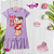Vestido Infantil Monica Lilás - Imagem 1