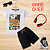Conjunto Infantil Verão Menino Skate Branco - Imagem 1