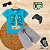 Conjunto Infantil Verão Menino Video Game Hawai - Imagem 1