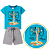 Conjunto Infantil Verão Menino Video Game Hawai - Imagem 2