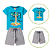 Conjunto Infantil Verão Menino Video Game Hawai - Imagem 3
