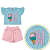 Conjunto Infantil Menina Margaridas Amarelo - Imagem 2