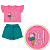 Conjunto Infantil Menina Yeah! Rosa Escuro - Imagem 2