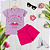 Conjunto Infantil Menina Perola Rosa - Imagem 1