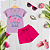 Conjunto Infantil Menina I Love Ice Cream Roxo - Imagem 1