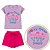 Conjunto Infantil Menina I Love Ice Cream Roxo - Imagem 2