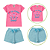 Conjunto Infantil Menina I Love Ice Cream Rosa - Imagem 3