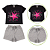 Conjunto Infantil Menina Star Girl Preto - Imagem 3