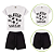 Conjunto Infantil Verão Menino Player Soccer Preto - Imagem 3
