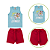 Conjunto Infantil Verão Menino Panda Explorer Azul - Imagem 3
