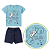 Conjunto Infantil Verão Menino Deep Sea Explorer Azul - Imagem 2
