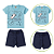 Conjunto Infantil Verão Menino Deep Sea Explorer Azul - Imagem 3