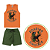 Conjunto Infantil Verão Menino Roaring Dinossaur - Imagem 2