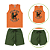 Conjunto Infantil Verão Menino Roaring Dinossaur - Imagem 3