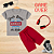 Conjunto Infantil Verão Menino Skate Board Cinza - Imagem 1