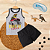 Pijama Infantil Menino Regata Dino Monster Truck - Imagem 1