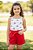 Conjunto Infantil Verão Menina Cerejinha - Imagem 1
