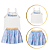 Conjunto infantil Menina Mermaid Fundo Do Mar - Imagem 2
