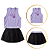 Conjunto Verão Menina Magic Hello Lilás - Imagem 2