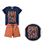 Conjunto Verão infantil Menino Dinosaur Marrom - Imagem 4