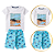 Conjunto Infantil Menino Tubarão Shark Azul - Imagem 2