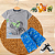 Conjunto Infantil Menino Verão DJ Dinox - Imagem 1