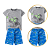 Conjunto Infantil Menino Verão DJ Dinox - Imagem 2