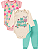 Kit Body 3 peças Bebê Coelha By Happy - Imagem 1