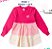 Vestido Três Marias Moletinho Pink e Rosa - Imagem 1