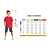 Conjunto Infantil Menino Pequeno Jogador - Imagem 4
