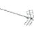 ANTENA EXTERNA YAGI PROELETRONIC - PROHD-1118 - Imagem 1