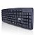 TECLADO USB PRETO COM FIO - Imagem 2