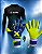 KIT LUVAS DIFAI SPIDER AZUL/VERDE + CAMISETA TÉRMICA - Imagem 1
