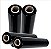 Filme Stretch Preto 50cm x 0,25 micras com tubete - 2,5kg - Imagem 1