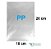 Saquinho plástico transparente PP - 10 x 20 - Imagem 1