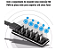 CABO SPLITTER HUB MULTI FAN 1 PARA 5 COOLERS PWM 3 4 PIN CPU - Imagem 4
