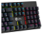 Teclado mecânico gamer ninja leap, switch blue, rainbow, abnt2, black - Imagem 3