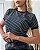 TSHIRT FEMININA ALGODÃO COM ELASTANO LISTRADA PRETA - Imagem 1