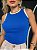 REGATA FEMININA RIBANA AZUL BIC - Imagem 1