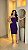 VESTIDO RIBANA CANELADA MIDI COM FENDA ROXO - Imagem 1