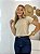 TSHIRT FEMININA ALGODÃO  LISA NUDE - Imagem 2