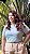 TSHIRT PLUS  SIZE FEMININA JESUS / AZUL BEBE - Imagem 3