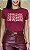 TSHIRT FEMININA ALGODÃO COWGIRL ALTO RELEVO / MARSALA - Imagem 1