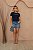 TSHIRT FEMININA ALGODÃO CHIC STRASS / AZUL MARINHO - Imagem 3