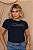 TSHIRT FEMININA ALGODÃO CHIC STRASS / AZUL MARINHO - Imagem 2