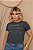 TSHIRT FEMININA ALGODÃO GLITER COM STRASS / CINZA CHUMBO - Imagem 3