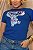 TSHIRT FEMININA ALGODÃO STITCH / AZUL BIC - Imagem 1