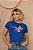 TSHIRT FEMININA ALGODÃO STITCH E ANGEL / AZUL BIC - Imagem 3